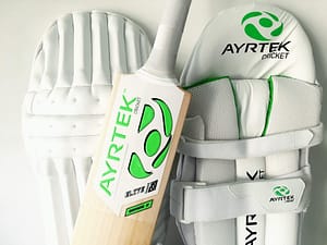 Batting Pads and Cricket Bat by Ayrtek Cricket